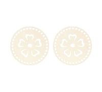 Xuanxi Práctica tabla redonda sin barnizar para proyectos de decoración del hogar, aula, arte, taller