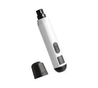 Xuanxi Recortador eléctrico de uñas de bajo ruido para perros y gatos con luces dobles y batería recargable, pantalla LCD, amoladora de uñas para perros