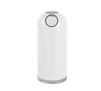 Xuanyingfafafa Eliminación de colillas de cigarrillos al aire lib Basureros de gran capacidad con ceniceros, cafeterías creativas té leche, snacks y columnas en zonas fumadores(White)