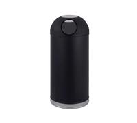 Xuanyingfafafa Eliminación de colillas de cigarrillos al aire lib Basureros de gran capacidad con ceniceros, cafeterías creativas té leche, snacks y columnas en zonas fumadores(Black)