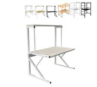 XUANYU 3 niveles soporte de horno de microondas estante de microondas sólido con organizador de especias soporte para microondas, estante organizador de cocina de 3 niveles (arce blanco)