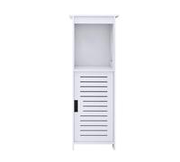 XUANYU 4 niveles pequeña columna, armario de baño, pequeño mueble de almacenamiento para inodoro, soporte para papeles higiénicos, soporte para columnas de baño, soporte de papel higiénico, blanco, 26
