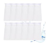 XUANZIKEMAO Paquete de 12 calcetines de filtro de 4 pulgadas, 150 micras, calcetines de filtro de panal de abeja, calcetines de filtro para acuario de agua salada, bolsas de filtro de acuario de agua