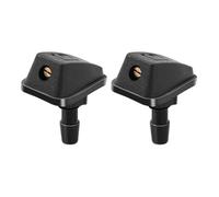 XUBOR 2 Piezas de Accesorios de limpiaparabrisas con rociador de Agua for Parabrisas Delantero de Coche, for Lada, Niva Kalina Priora Granta Largus VAZ Samara 2110 GAZ Gazelle Boquilla lavaparabrisas