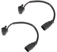 XUBOR Boquillas de lavado parabrisas coche 2 piezas, chorro pulverización 5J0955986 con calefacción, for Fabia, for Octavia Boquilla de lavado calentada