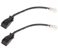 XUBOR Boquillas for lavaparabrisas de 2 piezas con chorro de agua calentado, izquierda y derecha 6E0955986B A, for VW, for Touareg, 2002-2010 Boquilla de lavado calentada