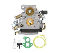 XUBOR Carburador, manguera de combustible, cebador, filtro, juego motosierra for Husqvarna 235, 235E, 236, 240 y 240E Cubierta de lente de faro delantero de coche