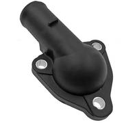 XUBOR Carcasa del termostato refrigerante, para Nissan, Almera, para Sentra 1.8L 2001-2005 130494M500 902-5066 Tubo de salida agua refrigeración Conjunto de cubierta del termostato(BLACK Plastic)