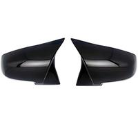 XUBOR Conjunto de cubierta de espejo exterior Tapas de cubiertas espejo puerta, embellecedor lateral retrovisor repuesto, para F20 F21 F87 M2 F23 F30 F36 X1 E84(BLACK M Style Gloss Black)