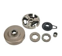 XUBOR Conjunto de Tambor de Embrague, for Husqvarna, 372 372XP 371 365 362 Motosierra Piñón Llanta Jardín Cortacésped Cortadora de césped Reemplazo eléctrico Embrague para cortacésped