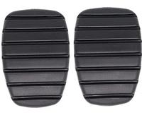 XUBOR Cubierta de la almohadilla del pedal embrague freno, for Renault Grand Scenic 2 2003-2010 Funda para pedales de coche(BLACK 2Pc)