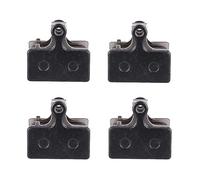 XUBOR For Shimano, for G01S G03A XRE Br-M9000 SLX M6000 M675 Bicicleta Hidráulica Alfine S700 Deore M615, 4 Pares de Pastillas de Freno de Disco de Bicicleta MTB Pastillas de freno para bicicleta(Schw