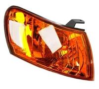 XUBOR For Toyota, Corolla, AE100, AE101, E100 1993-1997 Cubierta de luz de Curva de señal Delantera lámpara de señal de Giro de Lente ámbar Luz de señal de Giro(Black 1 Pair)