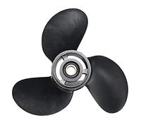 XUBOR Hélice fueraborda de aleación de Aluminio for Motor de Barco, 3 Palas, Paleta giratoria, 3B2W64517-1, 8,5 x 9, for Tohatsu, for Nissan, 8-9,8 HP Hélice para Barco
