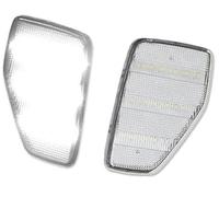XUBOR Indicador de espejo lateral 2 piezas, for Hummer H3 2006-2010 H3T 2009-2010 39smd Canbus LED parachoques guardabarros luz de marcador lateral luces de señal de giro ámbar OEM#15873638 Luz de señ
