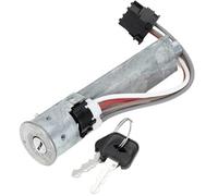 XUBOR Interruptor de Encendido y Arranque n.º 7701349389, for Renault, 5 Hatchback 1972-1985, Tono Plateado metálico, 1 Juego Bloqueo del Interruptor de Encendido