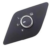 XUBOR Interruptor de espejo retrovisor de coche, for Sagitar, Jetta, MK6 2011 2012 2013 2014 16D 959 565 B Interruptor de ajuste del espejo retrovisor del coche Perilla de control Accesorios Interrupt