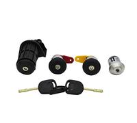 XUBOR Juego de Cerradura Completo, Interruptor de Encendido, Cerradura de Puerta Izquierda y Derecha, Cerradura de Maletero, for Ford, KA, Fiesta, Courier Escort Cilindro de Cerradura de Puerta
