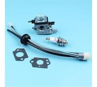 XUBOR Kit de bujías filtro línea combustible carburador Mantis Tiller 7222, for cultivadores Echo, 12520013123 Reemplazar #, for Zama, C1U-K54A Kit de piezas de repuesto de carburador