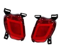 XUBOR Luz trasera de repuesto, para Highlander 2015-2019, 2 piezas, parachoques, lámpara antiniebla, freno, señal de giro, reflector trasero Reflector para el parachoques del coche Reflector