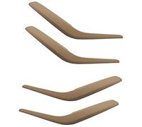 XUBOR Manija de puerta interior coche 5141299177 Panel izquierdo derecho cubierta tirador, para Bmw, para X1 E84 2010-2016 Embellecedor del marco de la manija de la puerta(Beige 4pcs)
