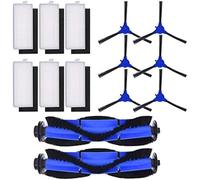 XUBOR mopa Robot Aspirador Piezas de Repuesto, para aspiradoras Robot para Eufy Robovac 11S 15T 30 30C 15C 12 25C 35C Accesorios con 2 Rodillos Cepillo Principal 6