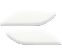 XUBOR Tapa rociadora para faros de coche 2 Piezas, para 6 Atenza 2017 2018 2019 Lavafaros Boquilla rociadora Tapa Parachoques Delantero Limpiador de Faros, para Motosierra(BLACK White Lh Rh)