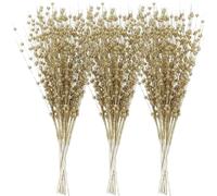 XUCZHAI 24 Adornos Artificiales de Bayas con Purpurina, palitos Cuentas Decorativos, ramitas Brillantes, Palillos, Ramas for el hogar, navideños for Fiestas navideñas, Decoraciones