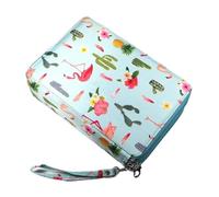 XUCZHAI Bolsa de papelería PU Gran Capacidad, Estuche for lápices con Agujeros 127/150/184/200, Piel sintética, Cremallera for Estudiantes(200 Holes)