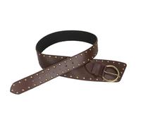 XUCZHAI Cinturones externos con remaches y hebillas de bronce for mujer, faja decorativa for cintura, corsé, vaquera, abrigo vestir