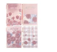 XUCZHAI Cuaderno de hojas sueltas B5, cuaderno notas reutilizable con núcleos contabilidad manual A5, línea Horizontal(Random 1book-03,B5)