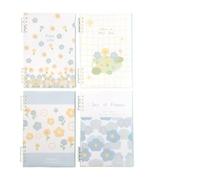 XUCZHAI Cuaderno de hojas sueltas B5, cuaderno notas reutilizable con núcleos contabilidad manual A5, línea Horizontal(Random 1book-04,B5)