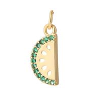 XUCZHAI Cute Cherry Watermelon Charm Fruit Jewelry Raw Products Wearing Earrings Necklace Bracelet Keychain Pendant(AC210029G3)