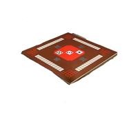 XUCZHAI Estera de Mahjong for Reducir el Ruido, Almohadilla Antideslizante for Juegos Mesa, Silencio, Impermeable, Protector Mah-Jong for Fiesta en casa para Mahjong, Paigow, Poker(Brown,90x90cm)