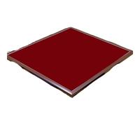 XUCZHAI Mantel Cuadrado de Mahjong, Almohadilla Tela Antideslizante, tapete Mesa Moderno, Simple, for el hogar para Mahjong, Paigow, Poker(Bright Red,Rubber_95*95CM)