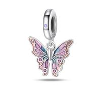 XUCZHAI Romantic Colorful 925 Sterling Silver Dangle Charm Fit Original Bracelet DIY Birthday Jewelry Making(PAC938)