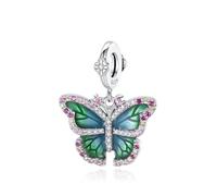 XUCZHAI Romantic Colorful 925 Sterling Silver Dangle Charm Fit Original Bracelet DIY Birthday Jewelry Making(BFC356)