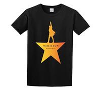 Xue Fu Rong Hamilton Musical Love Beautiful Couples Round Neck Hipster Standard T-Shirt Black L