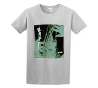Xue Fu Rong Joan Jett Notorious Student Fashionable Durable Dance EU Size T-Shirt Gray 3XL