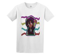 Xue Fu Rong Lil Uzi Vert Ynw Melly Ft Lil Uzi Vert College Style Long Sleeves Funny Science Fiction Street Tide T-Shirt White XXL