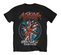 Xue Fu Rong TAID Asking Alexandria Heart Attack autorizzato Uomo Maglietta T-Shirt Black XXL