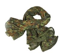 XUE Red de Camuflaje Táctica Bufanda Militar Shemagh KeffIyeh para Hombre Mujer para la Caza de Airsoft Camuflarse 180cm x 90cm