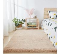 XUEDNGM Alfombra Salón Alfombra de Salón 250 x 290 cm Suaves de La Pelusa, Lavable y Antideslizante, Muy Suave Dormitorio Alfombra Mullida Antideslizante Lavables para Salón, Beige