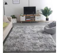 XUEDNGM Alfombra Salon de Habitacion 110 x 350 cm Suaves de La Pelusa, Lavable y Antideslizante, Muy Suave Alfombra Dormitorio Antideslizantes para Salón, Gris Claro
