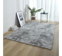 XUEDNGM Alfombras Salón Alfombras Modernas 210 x 230 cm Parte Inferior Antideslizante, Lavable hasta 30 Grados, Muy Suave Alfombra de Interior Antideslizante para Dormitorio para Salón, Gris Claro