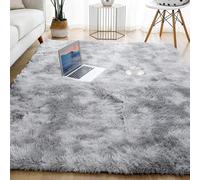 XUEDNGM Alfombras Salón Pelo Largo 40 x 100 cm Unicolor Lavable Suave, Parte Inferior Antideslizante, Antideslizante Alfombra Shaggy Pelo Alfombras de Habitacion Modernas para Salón, Gris Claro