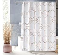 XUEDNGM Cortina de Baño de Tela Lavable 90 x 190 cm Cortina Ducha Antimoho Poliéster Cortina Ducha Personalizable, Resistente Al Moho, Fácil de Limpiar, Lavable, con Ganchos, Abstracto