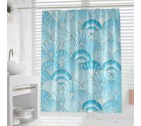 XUEDNGM Impermeable Antimoho Lavable Cortina Ducha 80 x 170 cm Cortina de Ducha Impermeable para Baño Cortina de La Ducha Fácil de Limpiar, Secado Rápido, Lavable,Dobladillo Ponderado, caparazón