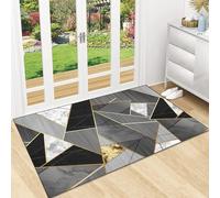 XUEDNGM Larga Alfombras Alfombra Antideslizante 70 x 200 cm Pelo Corto, Suave, Antideslizante, Moderno, Abstracta Alfombra Cocina Antideslizante Lavable Alfombra Rectangular, 3