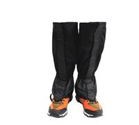 xuefenfei 1 Par Polainas de Senderismo, Polainas Impermeables para Caminar al Aire Libre, Cubierta para Zapatos del Desierto Ajustables, para Montaña Senderismo Caza Esquí Escalada (Negro)